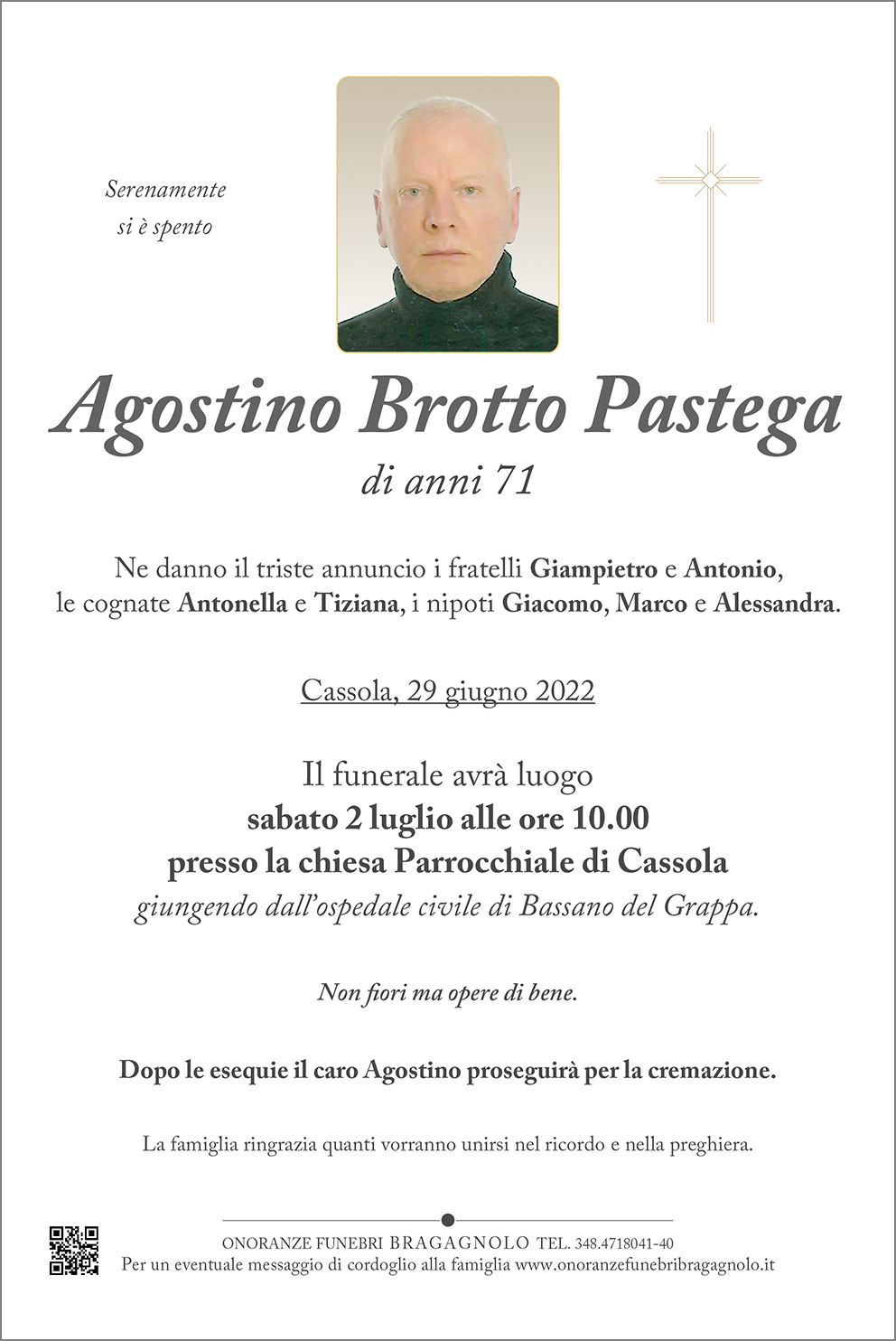 Agostino Brotto Pastega