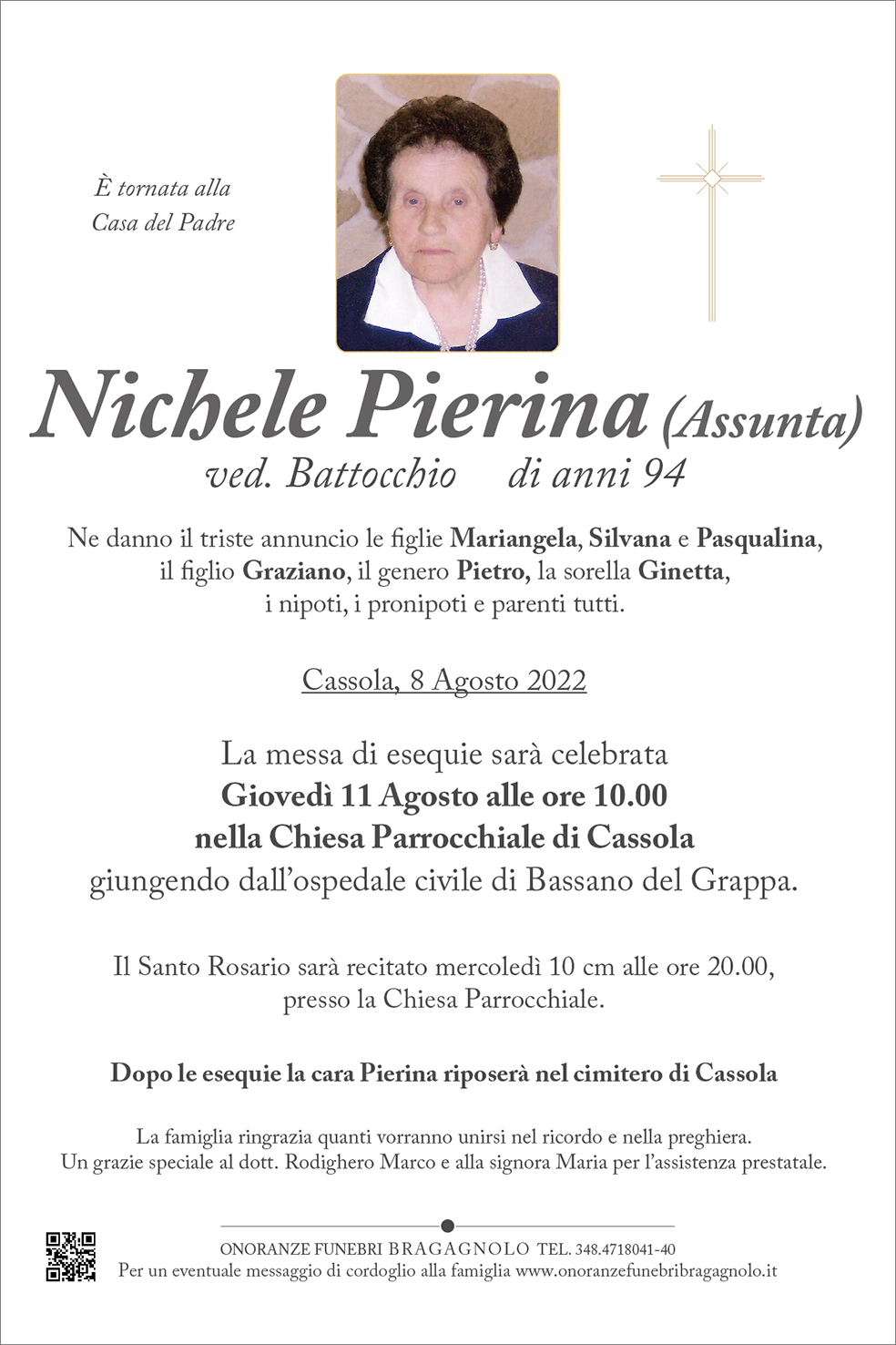 epigrafe Nichele Pierina
